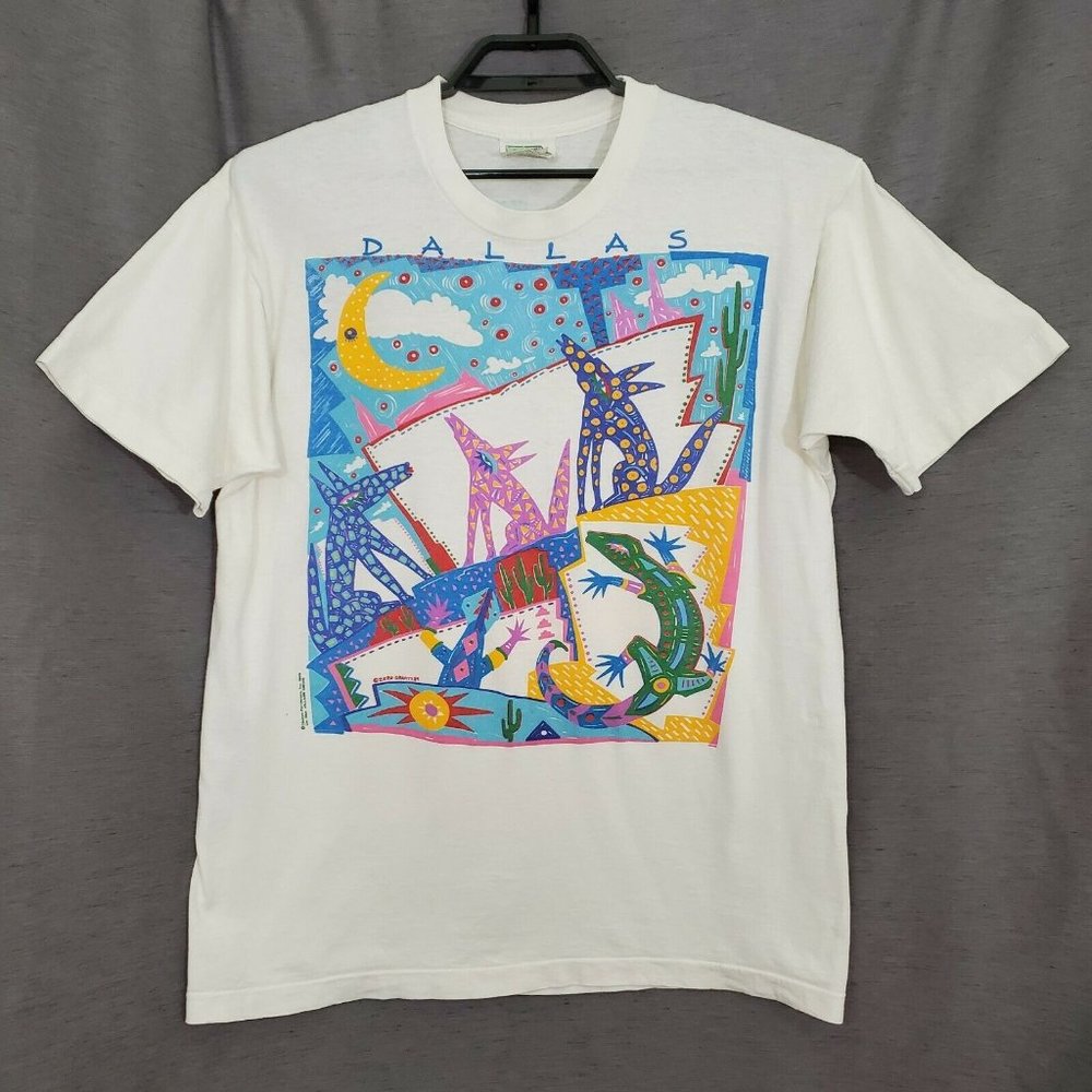 Vintage Single Stitch Coyote Gecko Southwest Tee